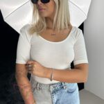 -wyprzedane-Body bawełniane Wono ecru