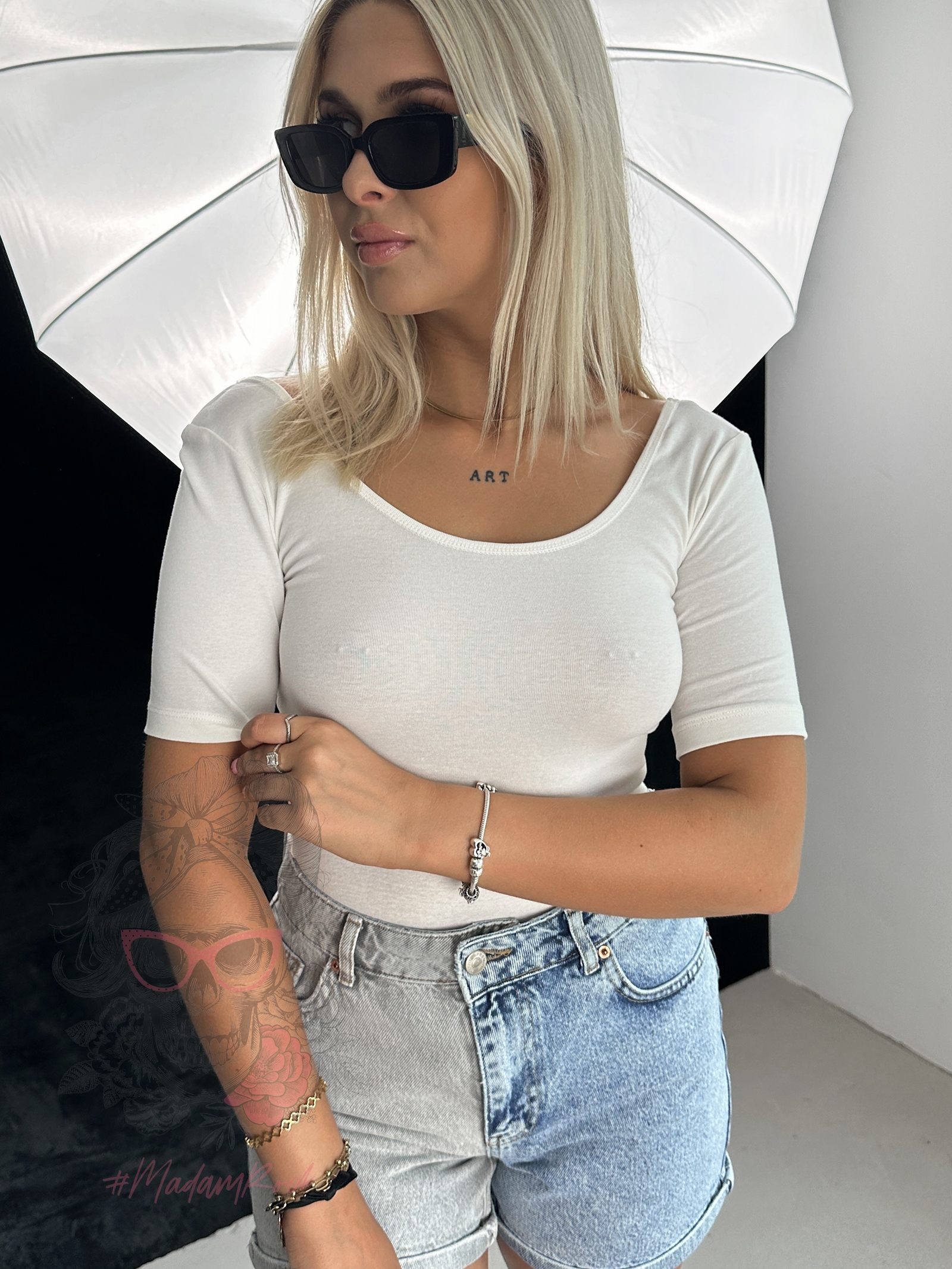 -wyprzedane-Body bawełniane Wono ecru