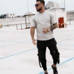 T-shirt męski bawełniany Silver Ola Voga j.szary