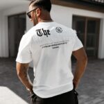 T-shirt męski z nadrukiem Feel Ola Voga ecru