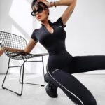 -wyprzedane-Kombinezon przylegający Riviera Ola Voga czarny