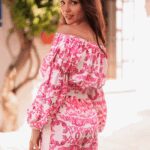 Komplet letni NB Selas II biało-różowy