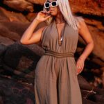 Kombinezon muślinowy Cleopatro khaki