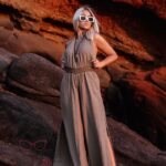 Kombinezon muślinowy Cleopatro khaki