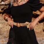 Kombinezon muślinowy Sisti czarny