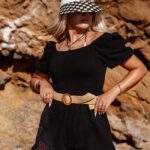 Kombinezon muślinowy Sisti czarny