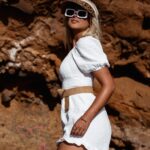 Kombinezon muślinowy Sisti biały