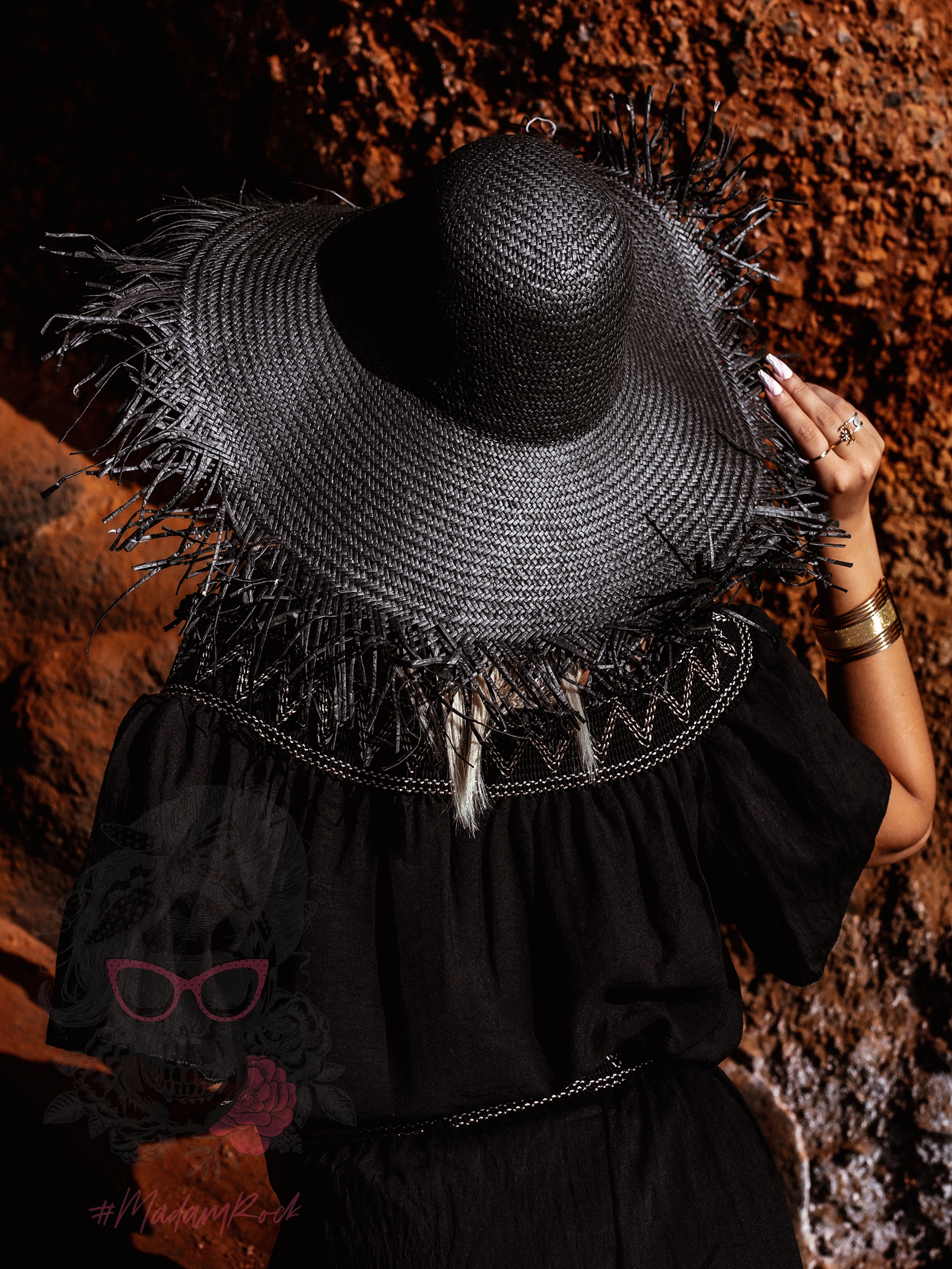 Kapelusz wakacyjny Ilor czarny