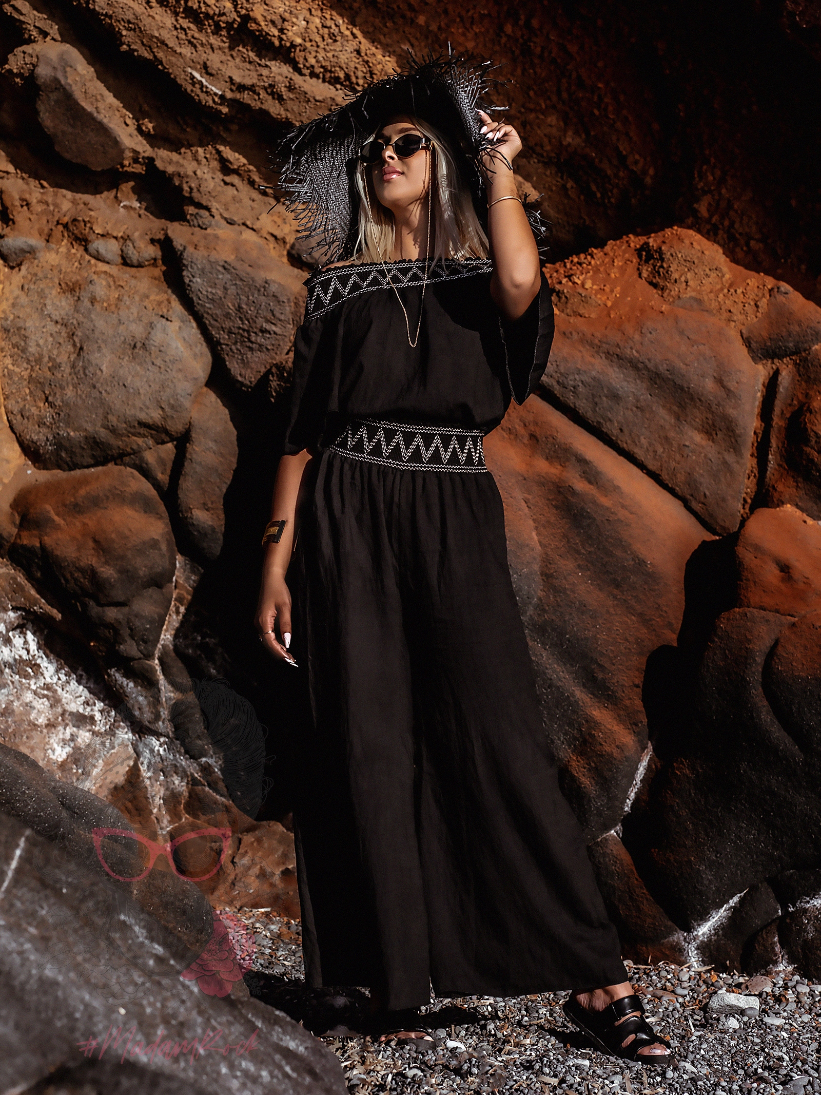 Kapelusz wakacyjny Ilor czarny