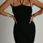 Sukienka z siatki Frodo czarna