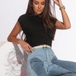 T-shirt basic Ader czarny