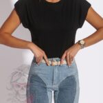 T-shirt basic Ader czarny