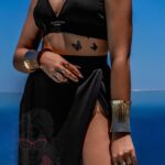 Komplet ze spódnicą BORNEO OLAVOGA czarny