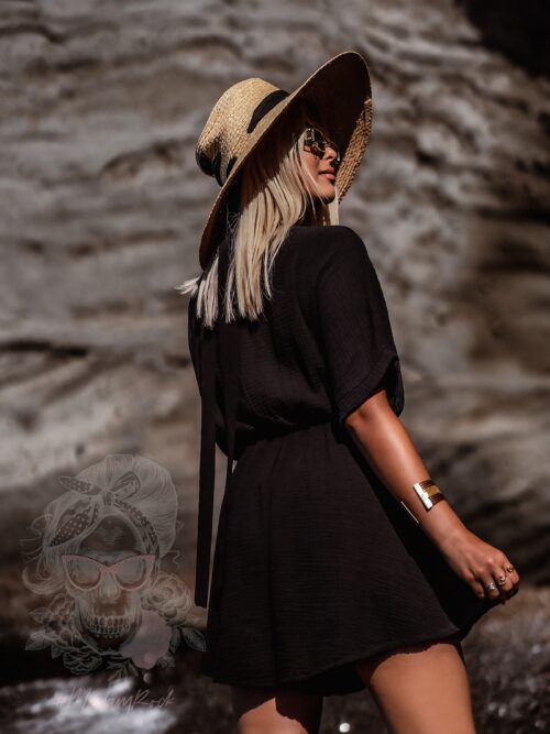 Kombinezon muślinowy Olesio czarny