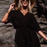 Kombinezon muślinowy Olesio czarny