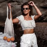 Spodenki ażurowe Bootes ecru