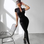 Kombinezon przylegający RIVIERA OLAVOGA czarny