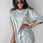Sukienka oversize/T-shirt Gamb Ola Voga szara