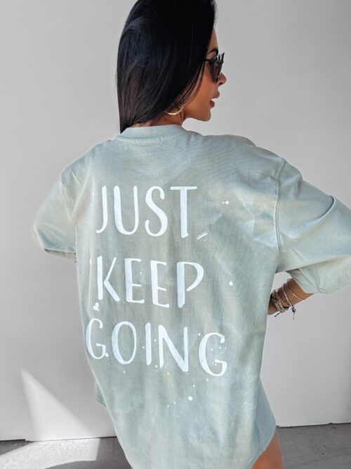 Sukienka oversize/T-shirt Gamb Ola Voga szara