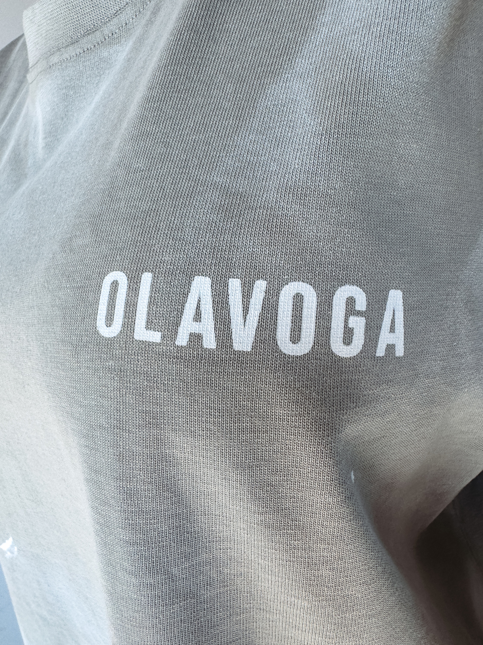 Sukienka oversize/T-shirt Gamb Ola Voga szara Sukienka oversize/T-shirt Gamb Ola Voga szara