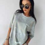 Sukienka oversize/T-shirt Gamb Ola Voga szara