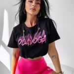 T-shirt logowany OBSESSION OLAVOGA czarny