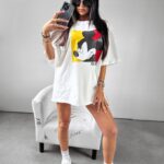 T-shirt oversize MALLOY OLAVOGA ecru