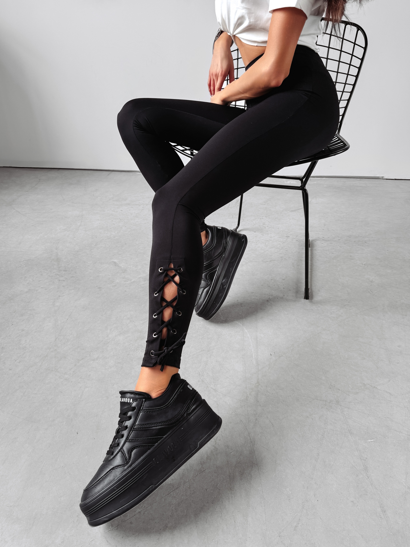 Legginsy elastyczne MOTION OLAVOGA czarne