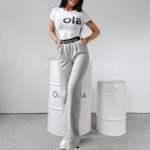 Spodnie dresowe MAGNOLIA OLAVOGA szare