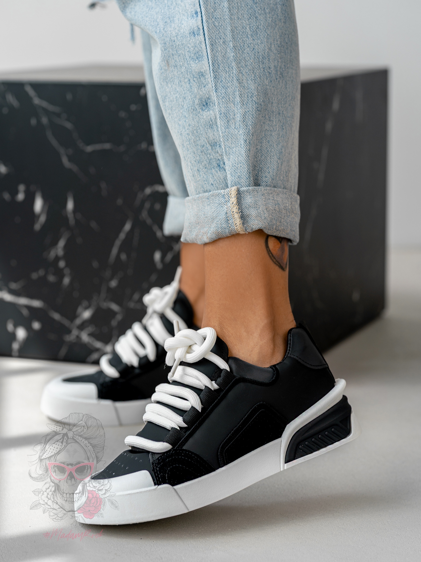 Buty sportowe Madam Dupllo czarne