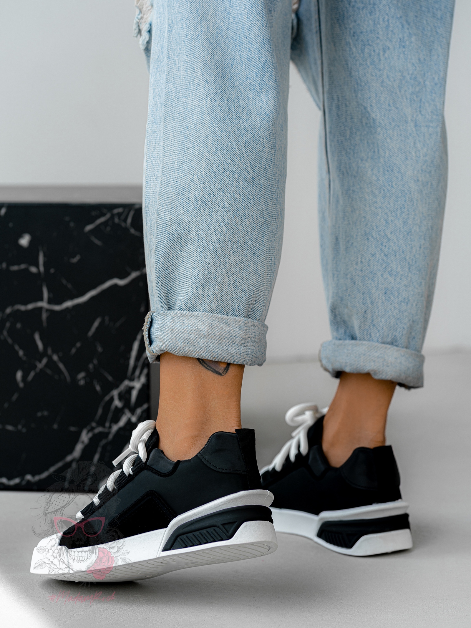 Buty sportowe Madam Dupllo czarne