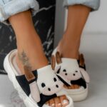 Kapcie miękkie Madam MuMu beżowe