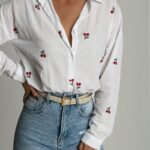 Spodnie boyfriend jeansowe Gizy niebieskie