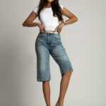 Bluzka przylegajaca Selis biała