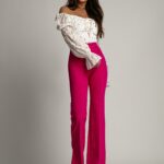 Spodnie Hipnosis amarantowe