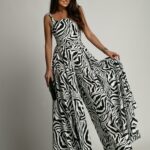 Kombinezon szeroki NB Sebbra biało-czarny