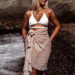 Chusta wakacyjna Soole j.beż