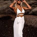 Chusta wakacyjna Soole biała