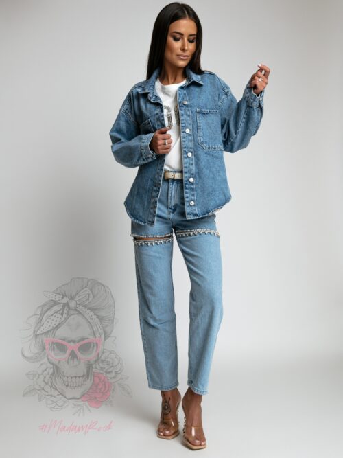 Koszula jeansowa/ katana Livin niebieska