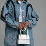 Koszula jeansowa oversize Marina niebieska