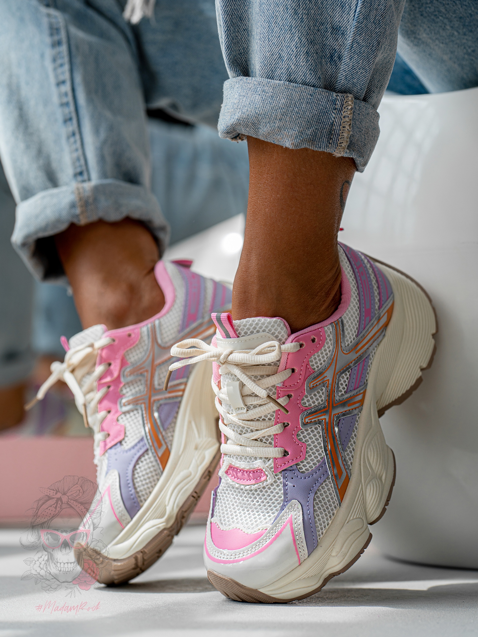 Buty sportowe Madam Luko słodki róż