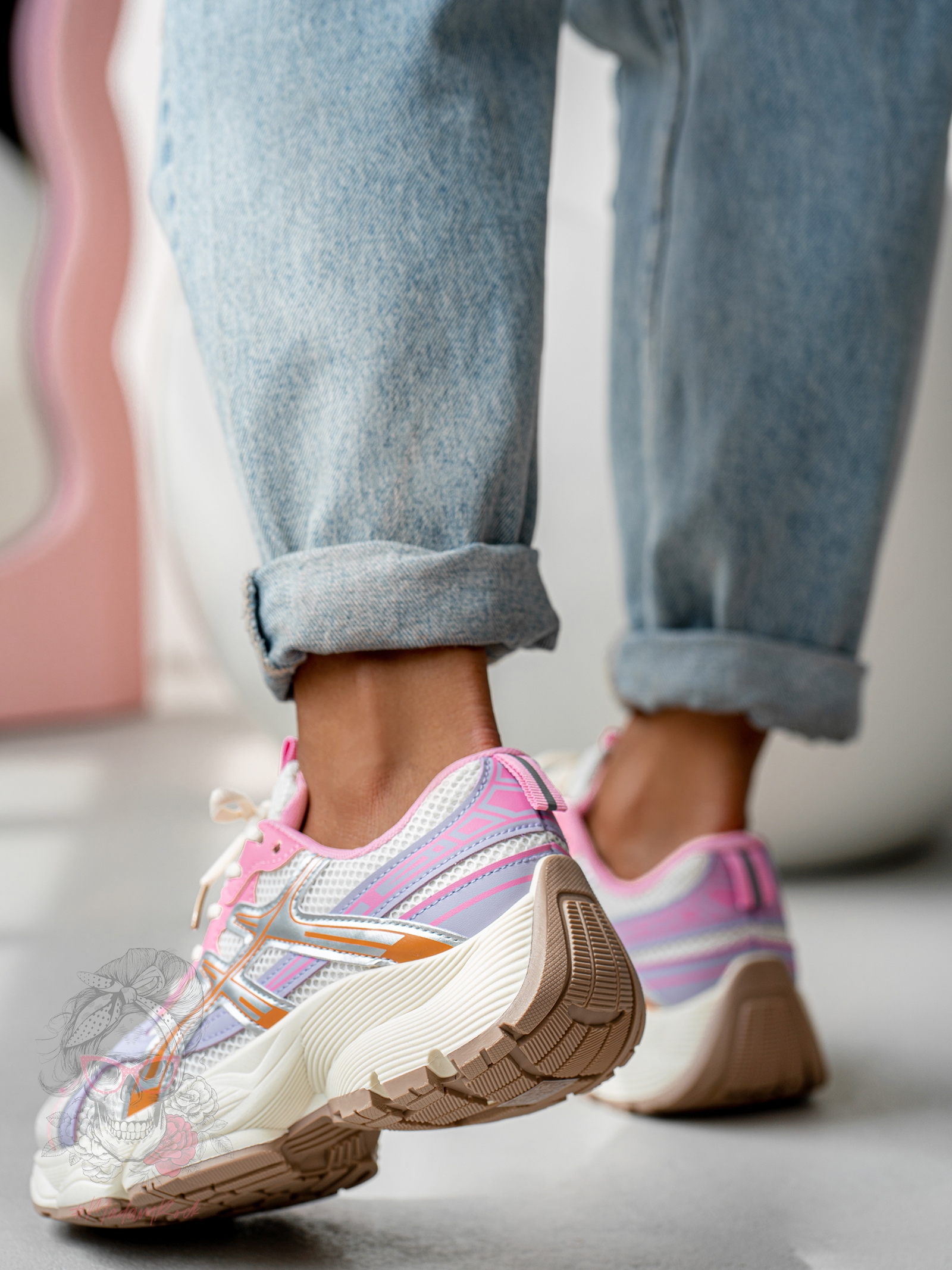 Buty sportowe Madam Luko słodki róż