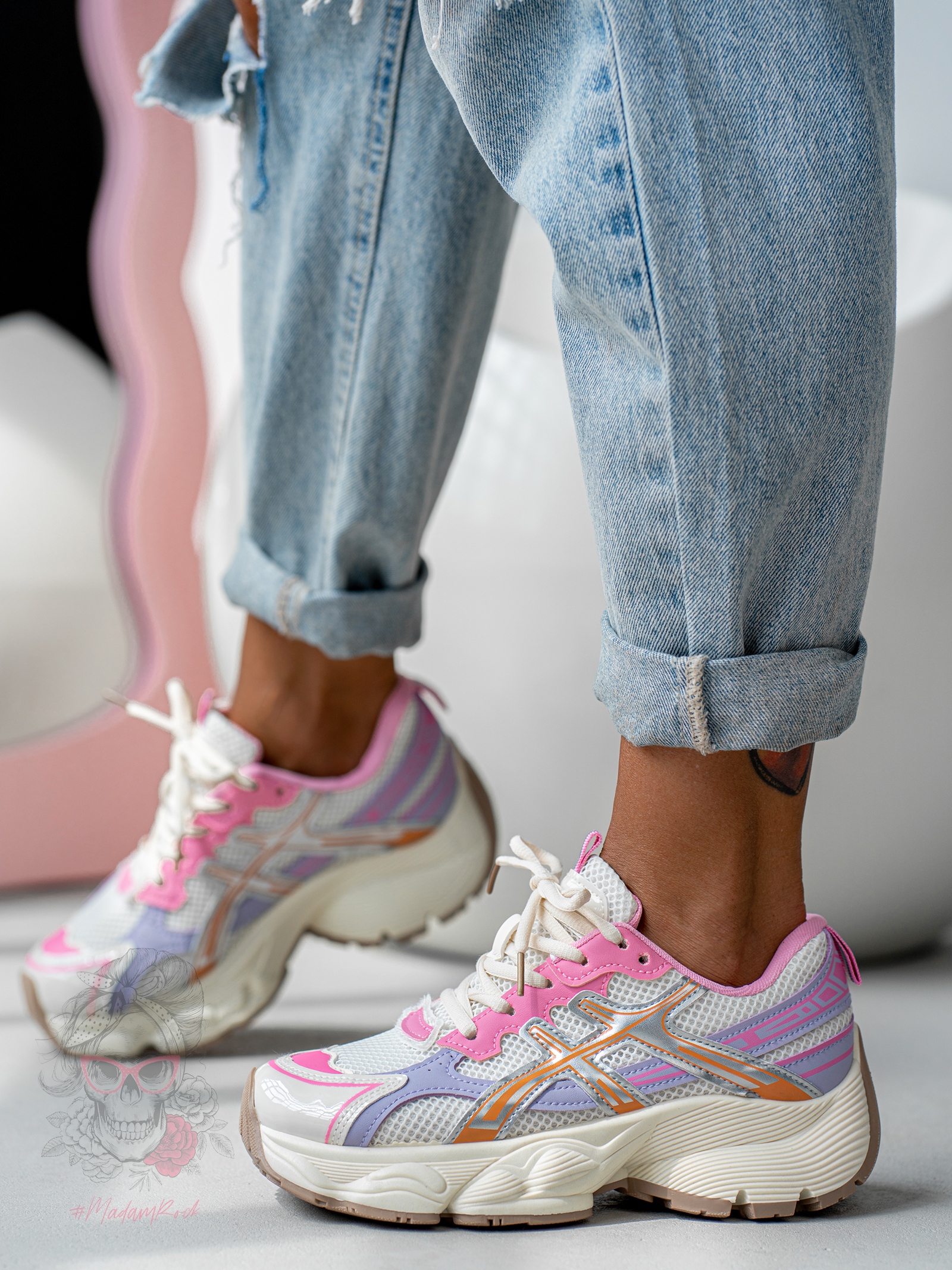 Buty sportowe Madam Luko słodki róż