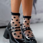 Czółenka na klocku Rock Dolre czarne