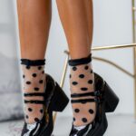 Czółenka na klocku Rock Dolre czarne