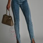 Spodnie jeansowe Valof niebieskie