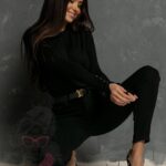 Sweterek kaszmirowy Belindo czarny