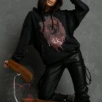 Bluza dekatyzowana MC Deragona czarna