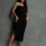 Sukienka ze sweterkiem Halia czarna