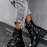 Workery z blaszką Kalpe Rock czarne